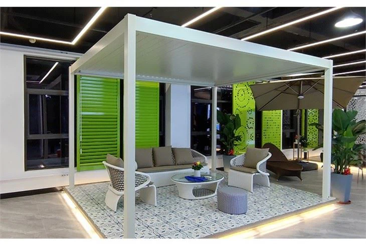 Outdoor Aluminum Remote Control Pergola